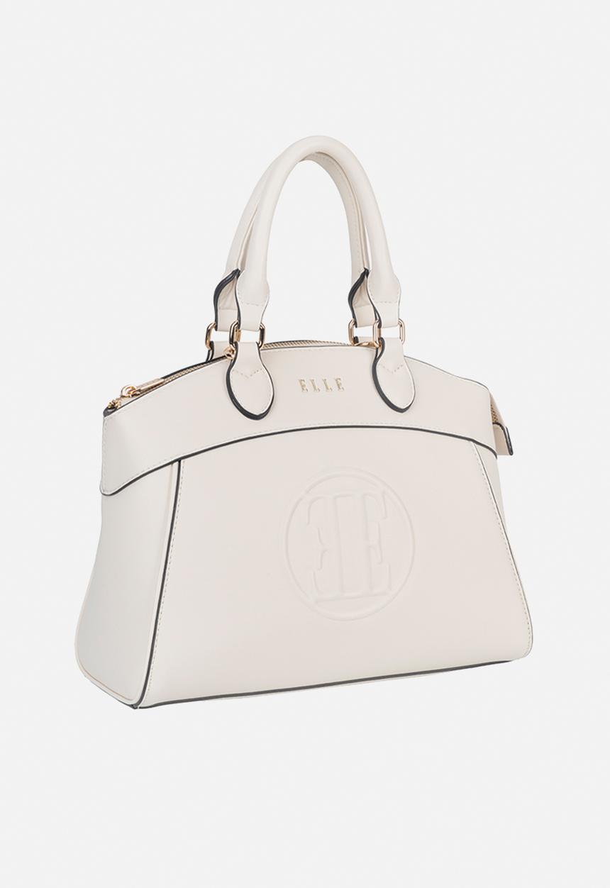 Elle - Embossed  Dome - Off White