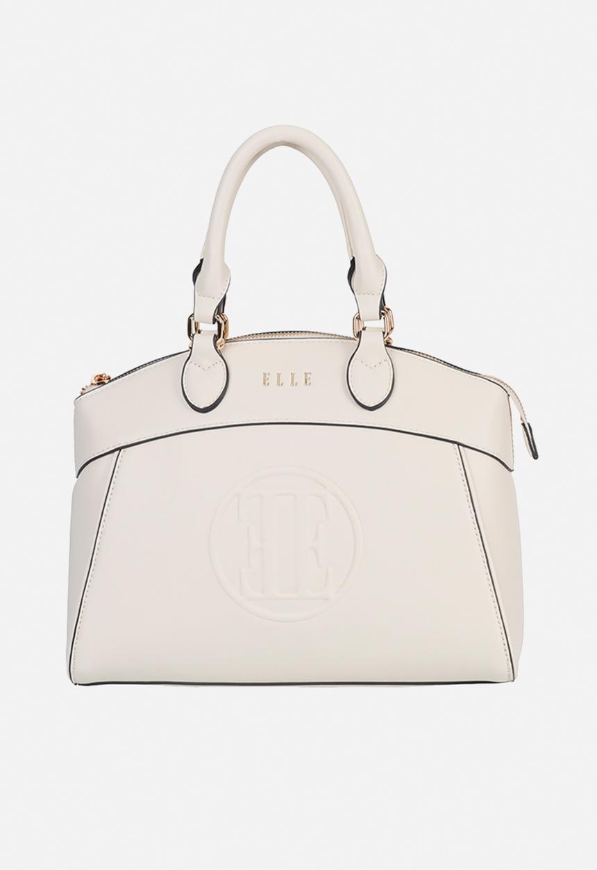 Elle - Embossed  Dome - Off White