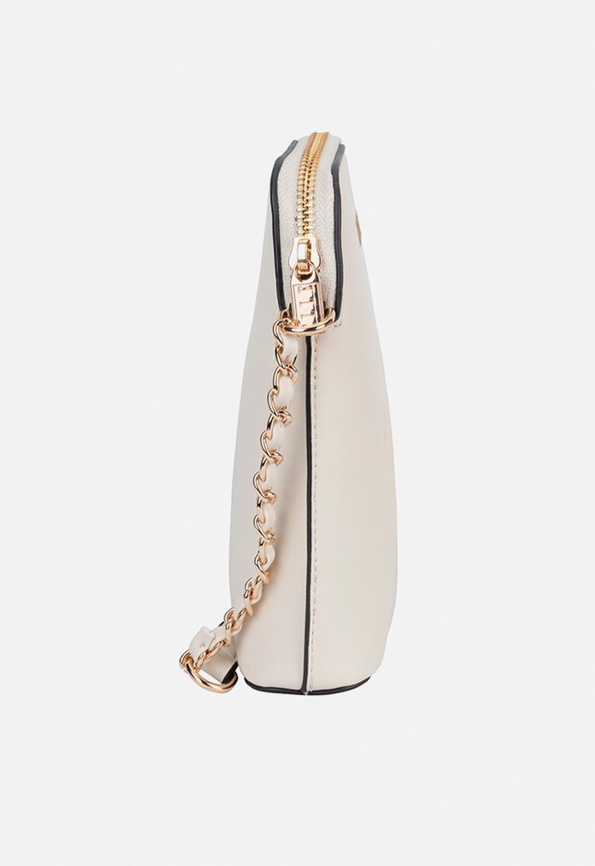 Elle - Embossed Phone Sling - Off White