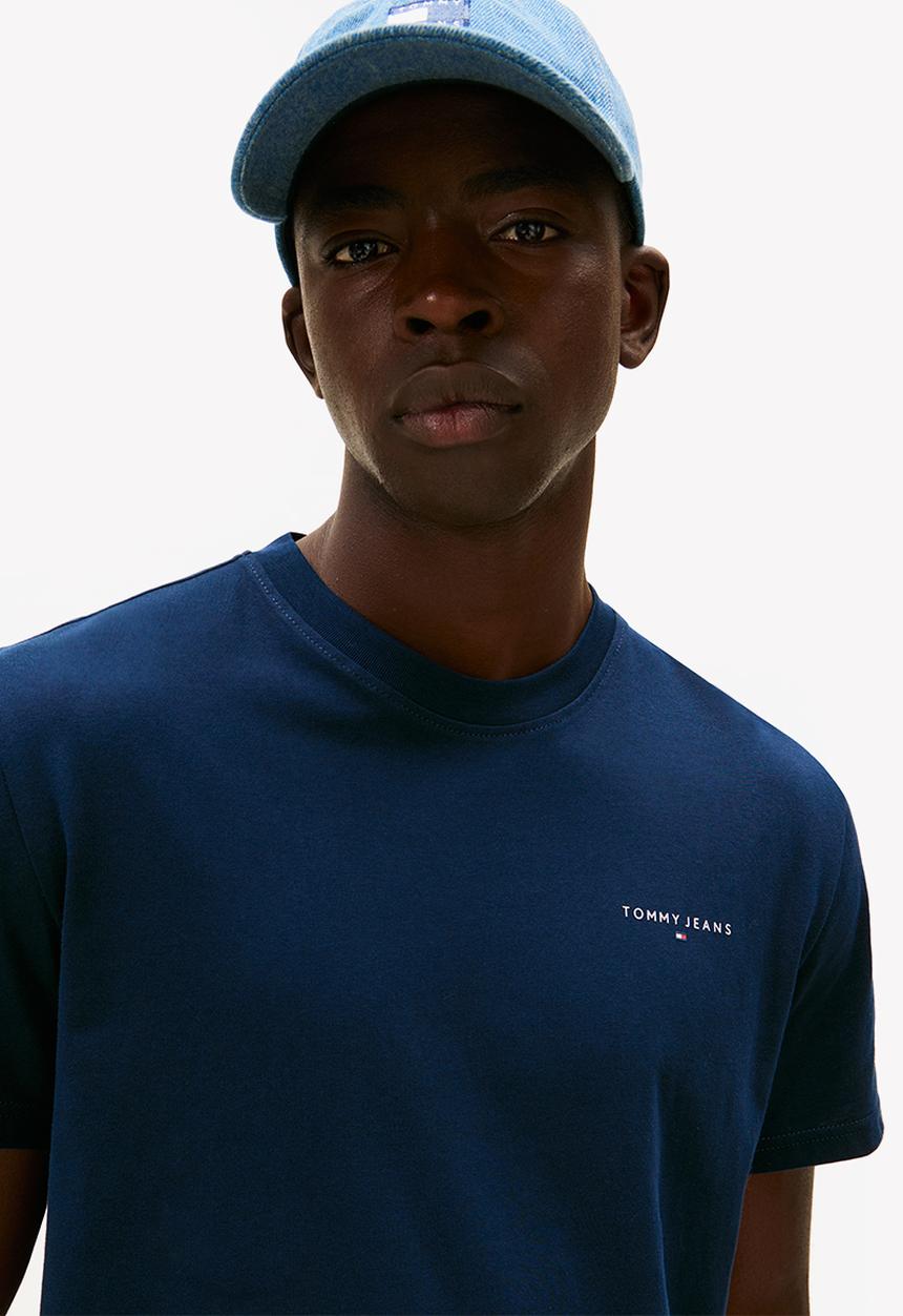 Tommy Hilfiger - Tjm Slim Linear Ss Tee 2Pck Ext - Black / Dark Night Navy