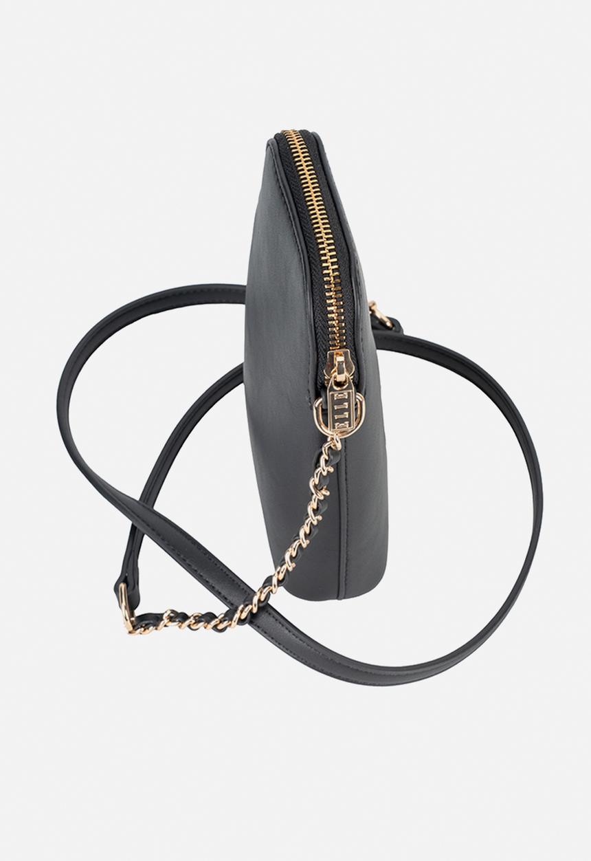 Elle - Embossed Phone Sling - Black