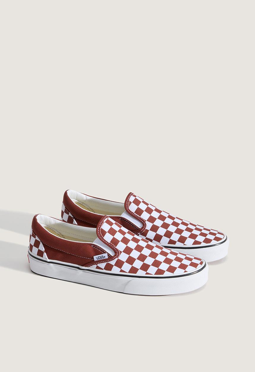 Vans - Classic Slipon - Color Theory Checkerboard Rust Bronze