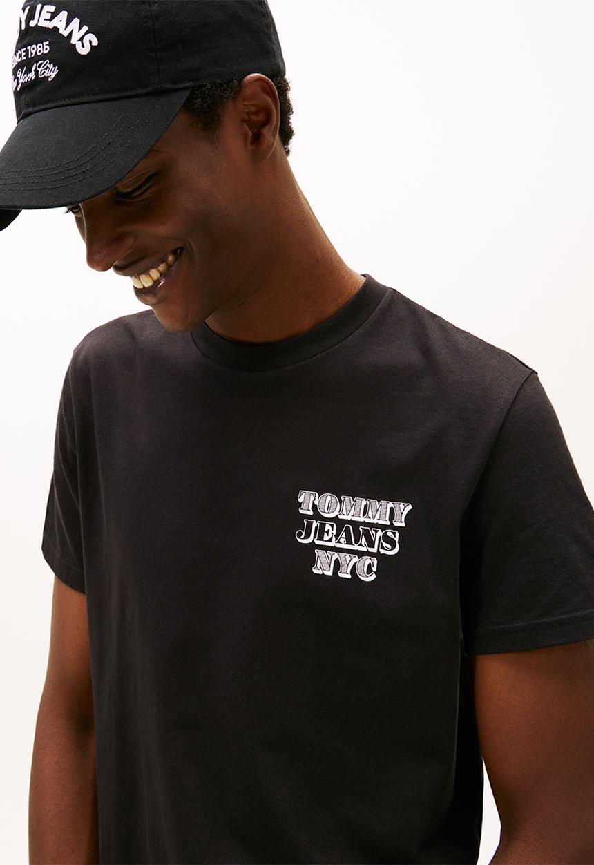 Tommy Hilfiger - Tjm Slim Entry Bills Ss Tee - Black
