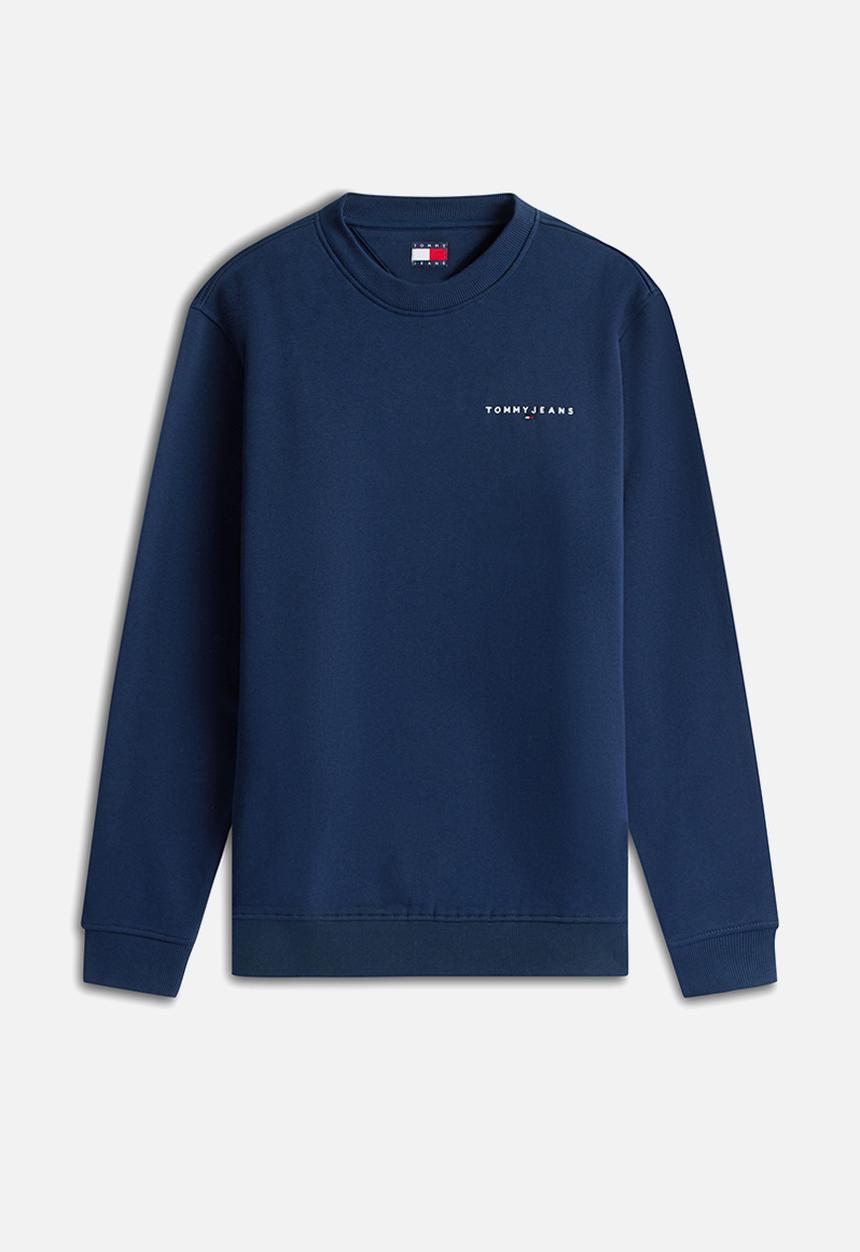 Tommy Hilfiger - Tjm Reg Linear Crew Ext - Dark Night Navy