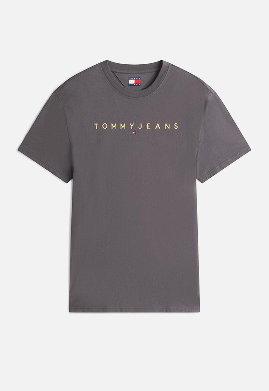 Tommy Hilfiger - Tjm Reg Linear Logo Tee Ext - Washed Black