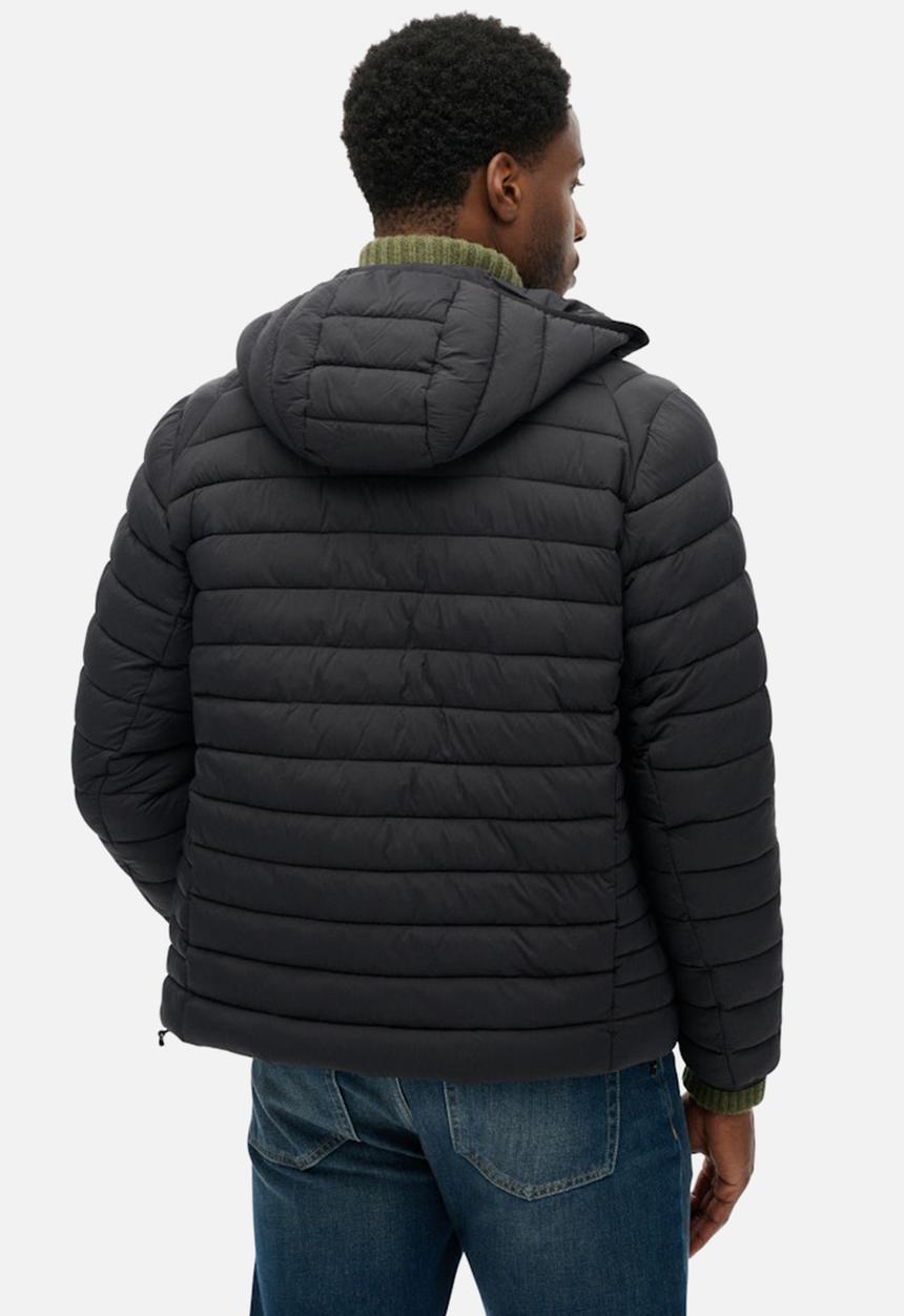 Superdry. - HOODED FUJI LITE JACKET - ECLIPSE NAVY