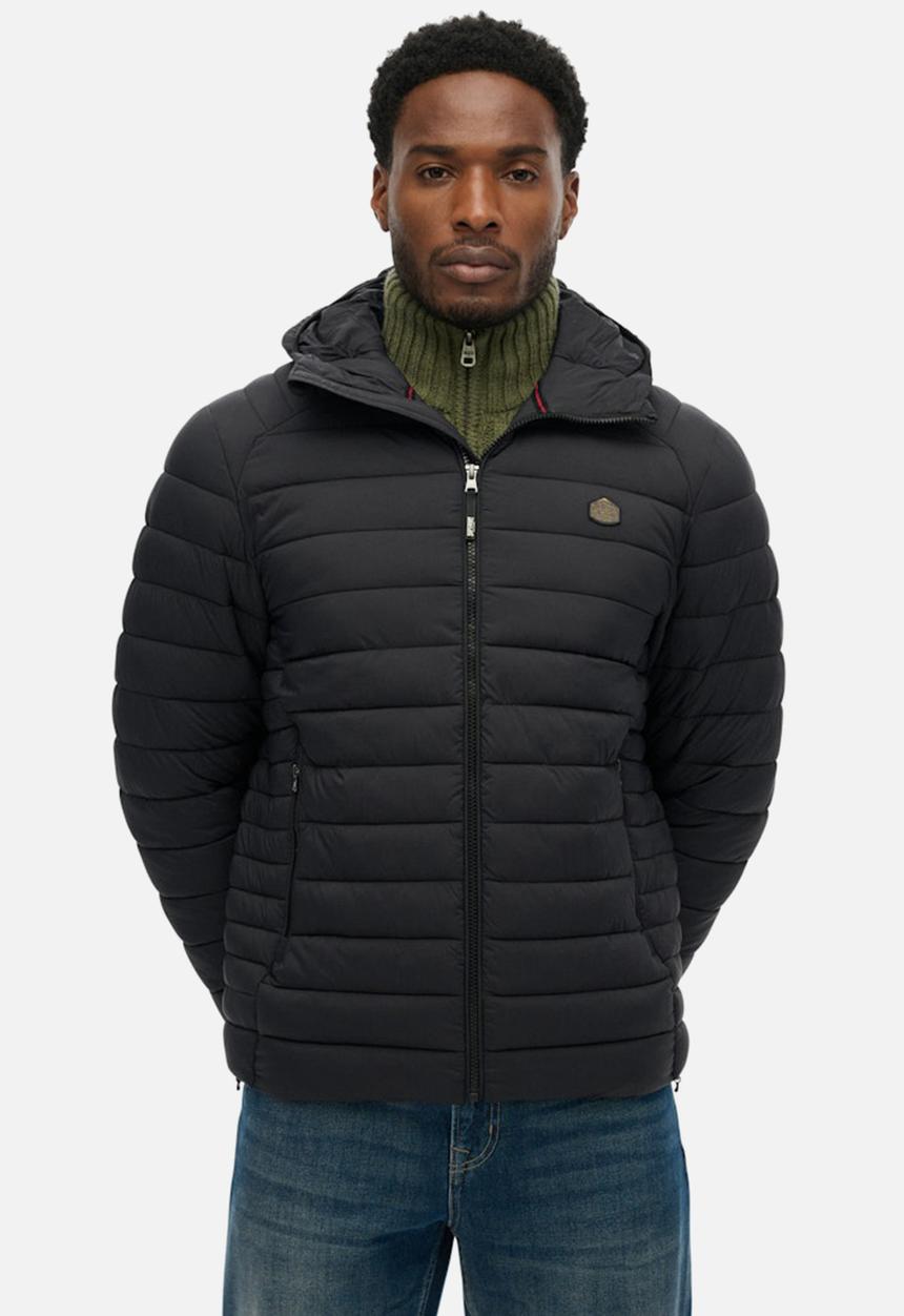 Superdry. - HOODED FUJI LITE JACKET - ECLIPSE NAVY