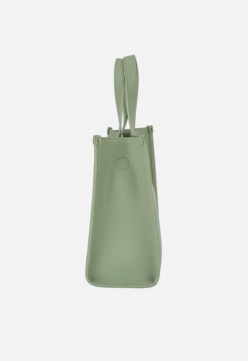 Elle - Cut Out Small Shopper - Green
