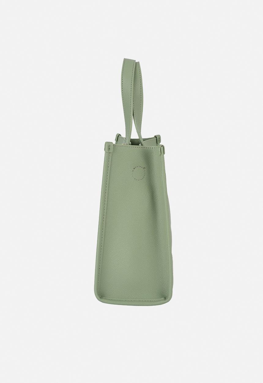 Elle - Cut Out Small Shopper - Green