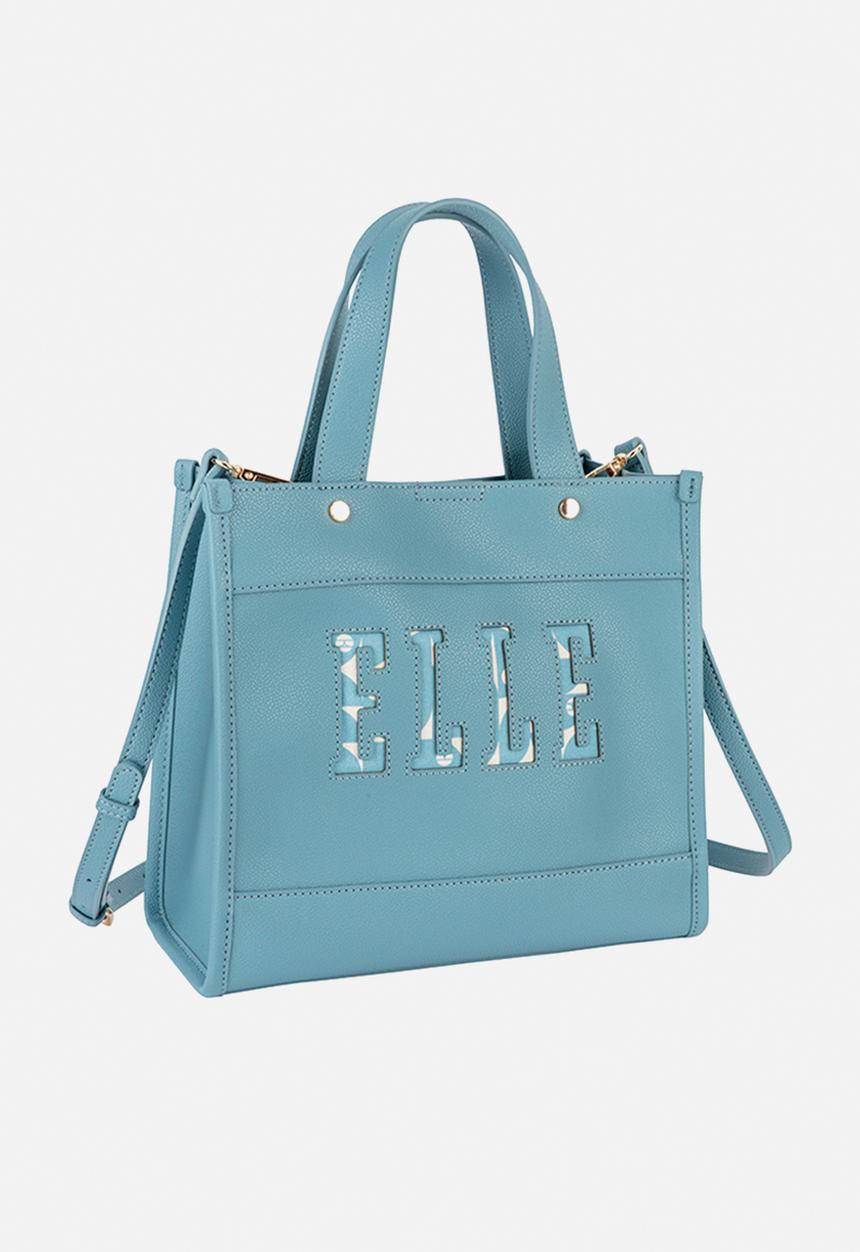 Elle - Cut Out Small Shopper - Blue