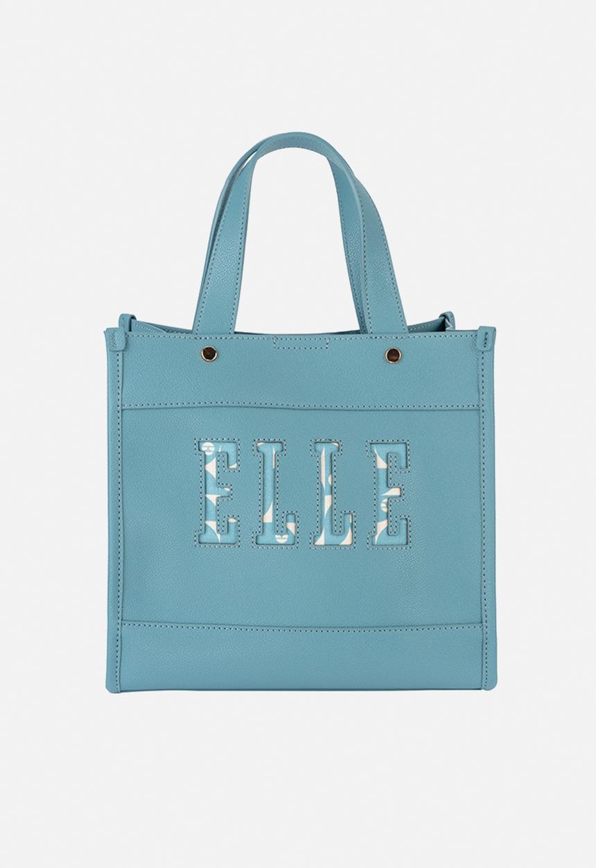 Elle - Cut Out Small Shopper - Blue