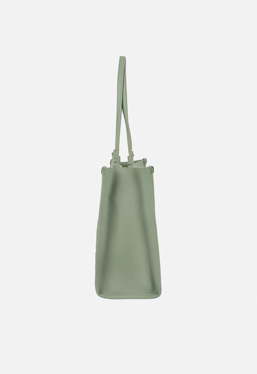 Elle - Cut Out Tote - Green