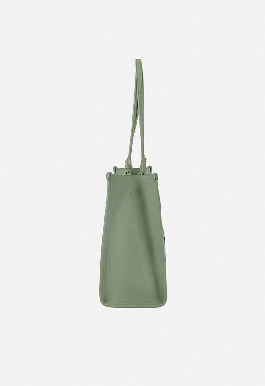 Elle - Cut Out Tote - Green