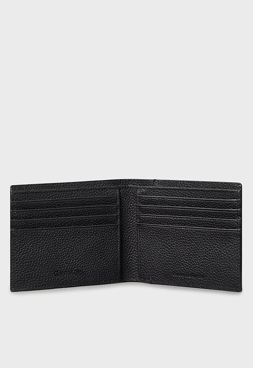 Calvin Klein - Foil Emboss Ew Bill Fold - Black