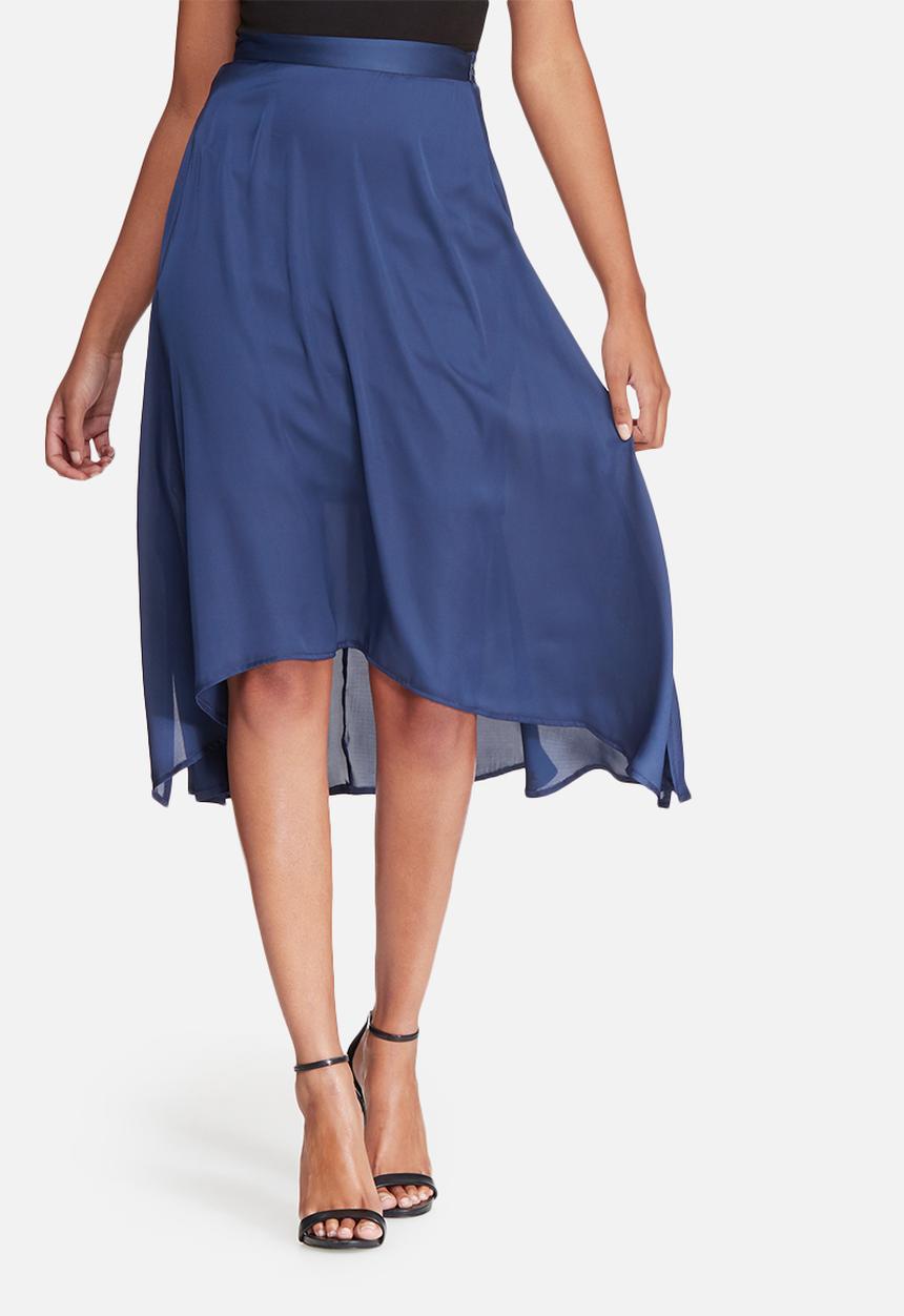 dailyfriday - Satin high low skirt with side slits