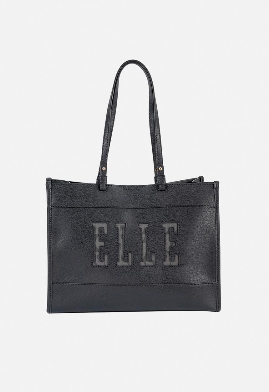 Elle - Cut Out Tote - Black
