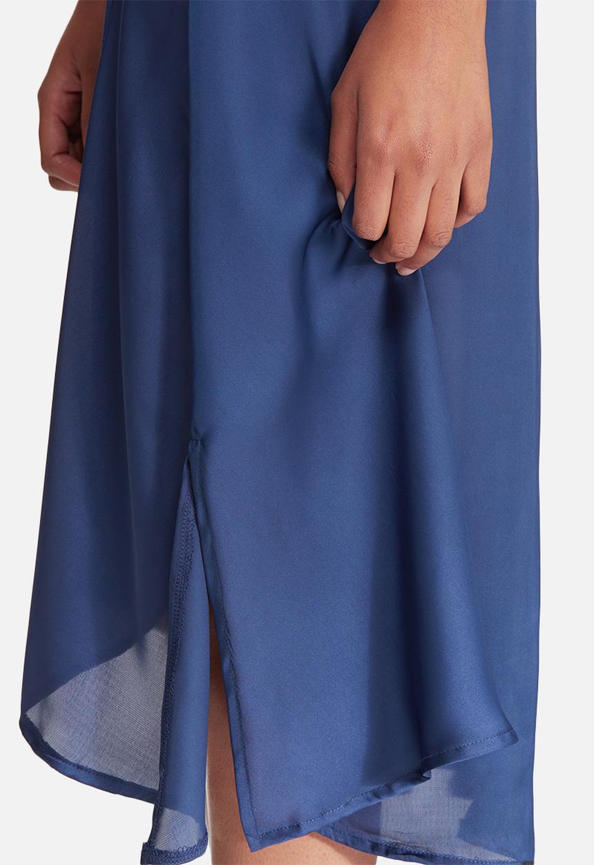 dailyfriday - Satin high low skirt with side slits