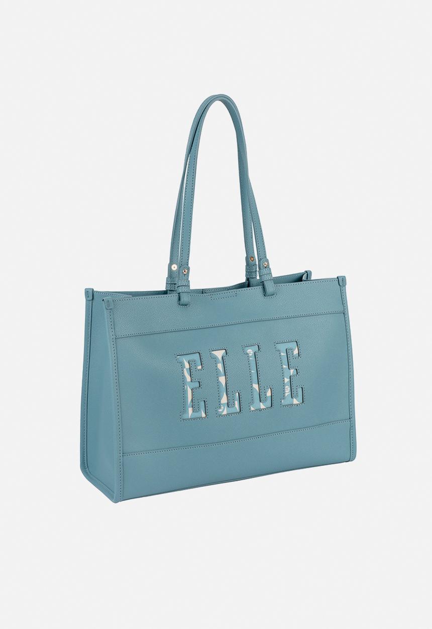 Elle - Cut Out Tote - Blue