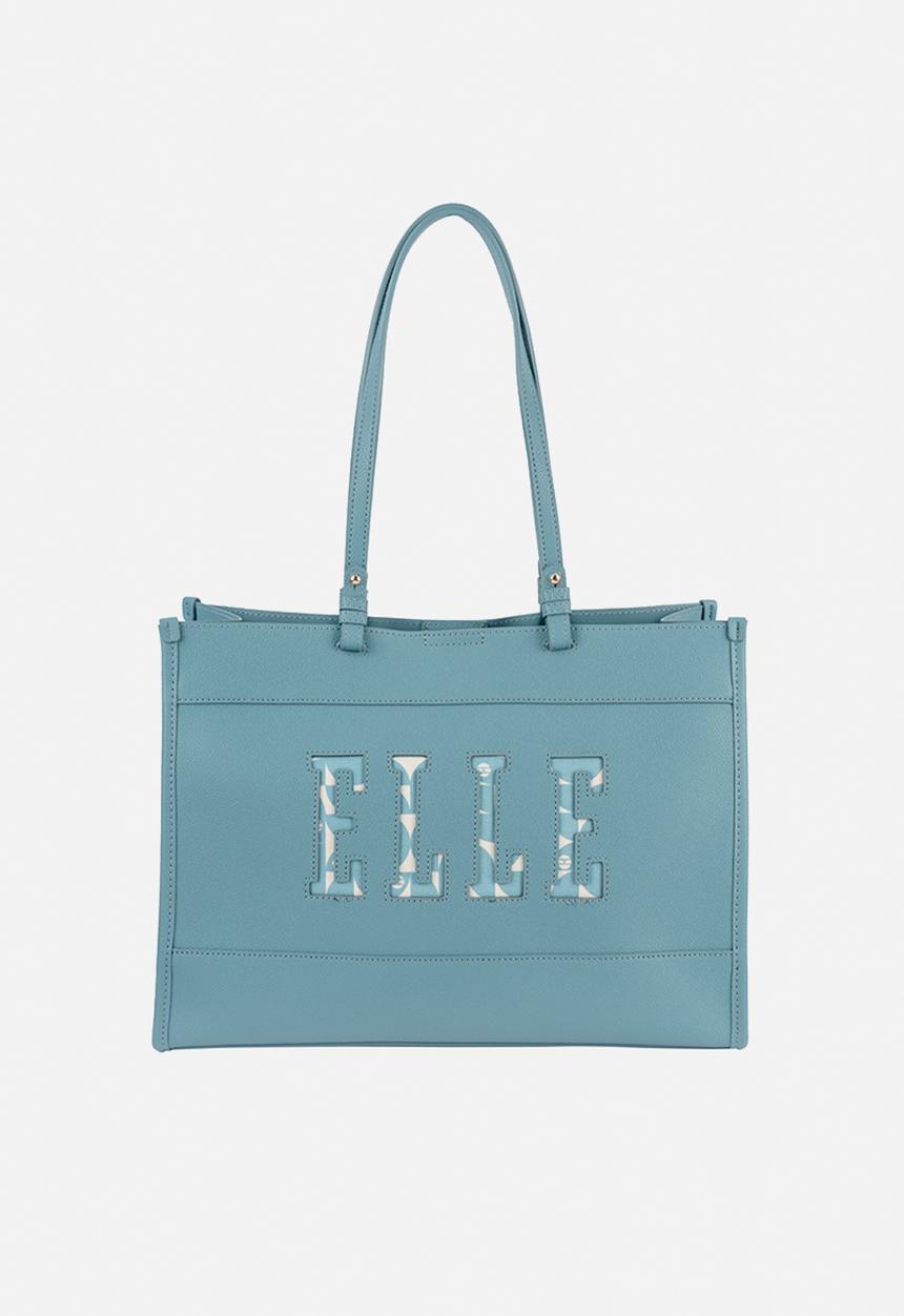 Elle - Cut Out Tote - Blue