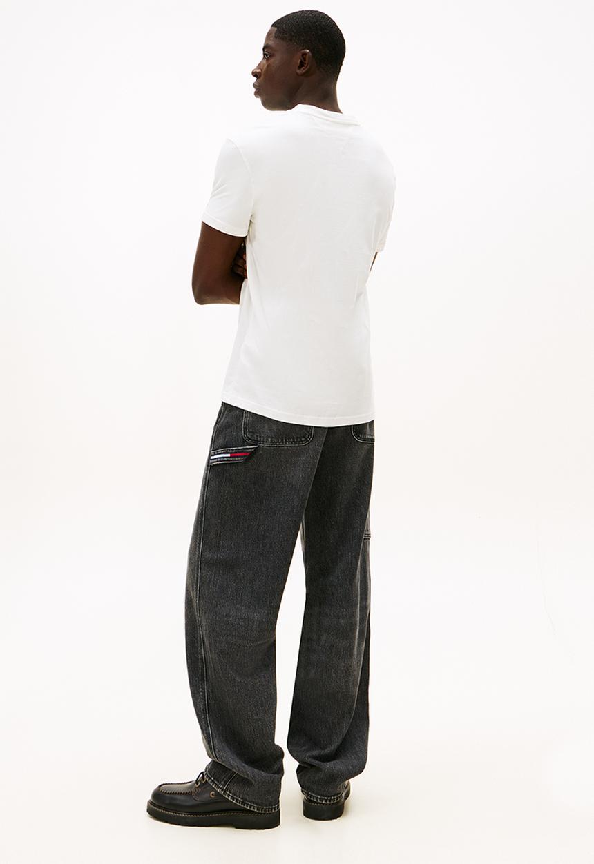 Tommy Hilfiger - Tjm Reg Bills Font Ss Tee Ext - Ecru