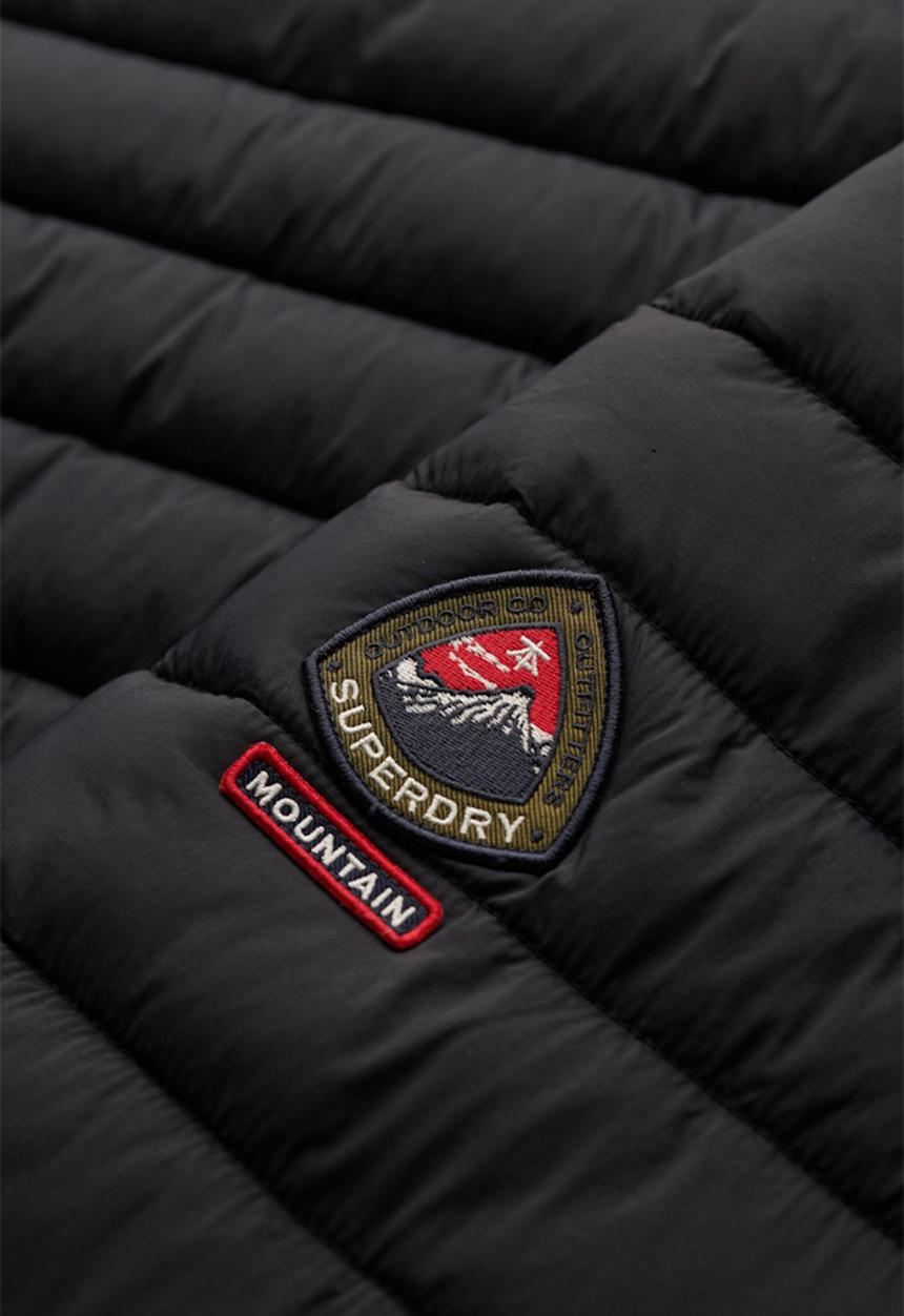 Superdry. - FUJI LITE PADDED JACKET  - Black