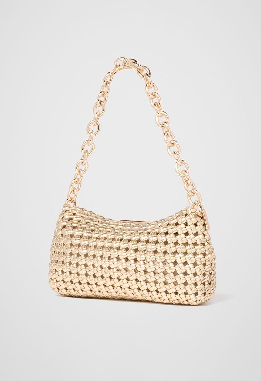 Forever New - Teagan Weave Chain Bag In Gold