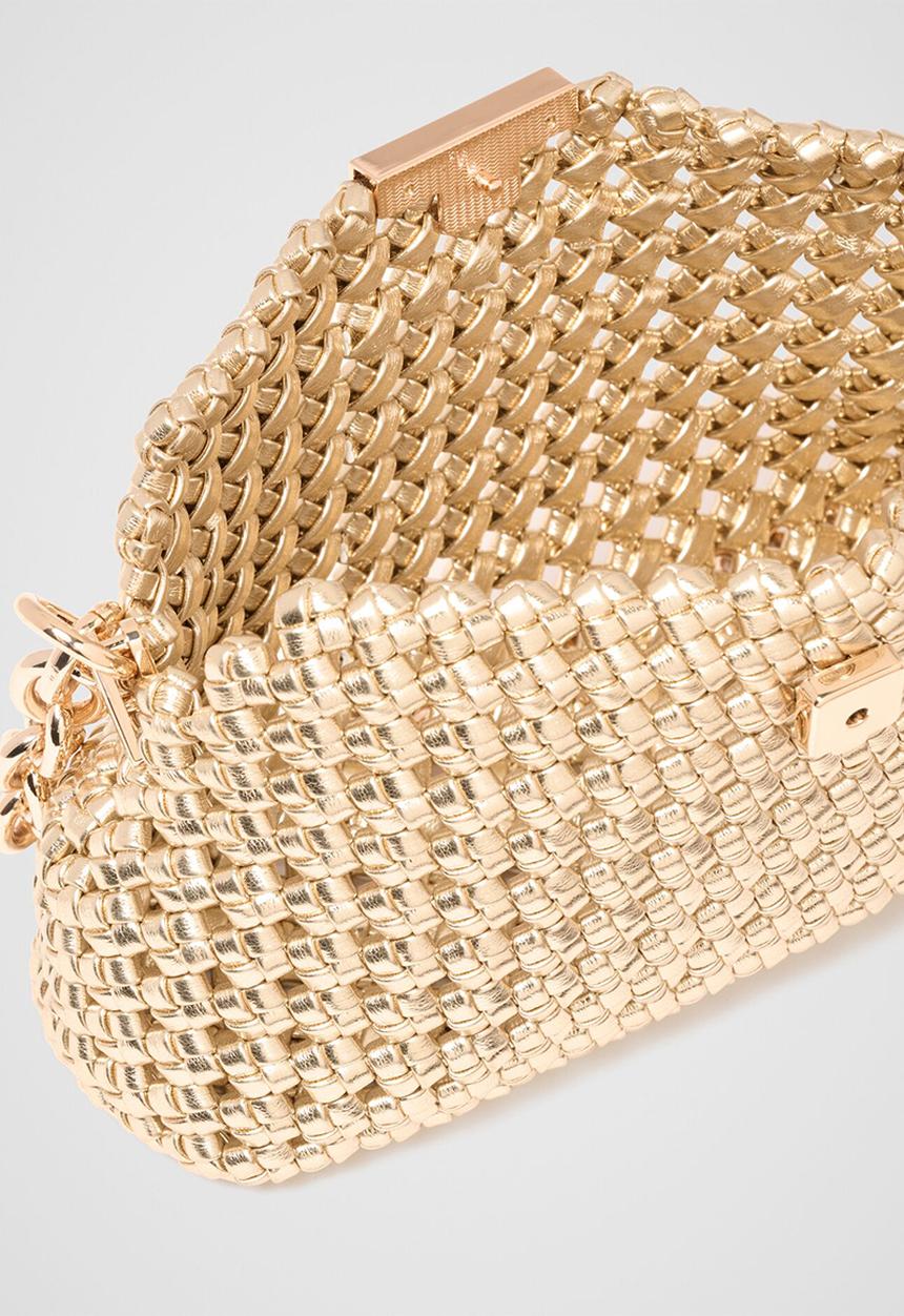 Forever New - Teagan Weave Chain Bag In Gold