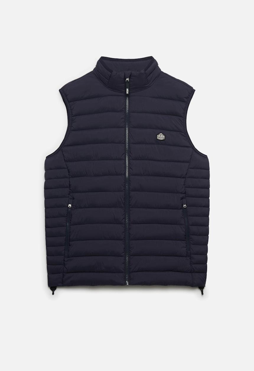 Superdry. - FUJI LITE PADDED GILET  - ECLIPSE NAVY