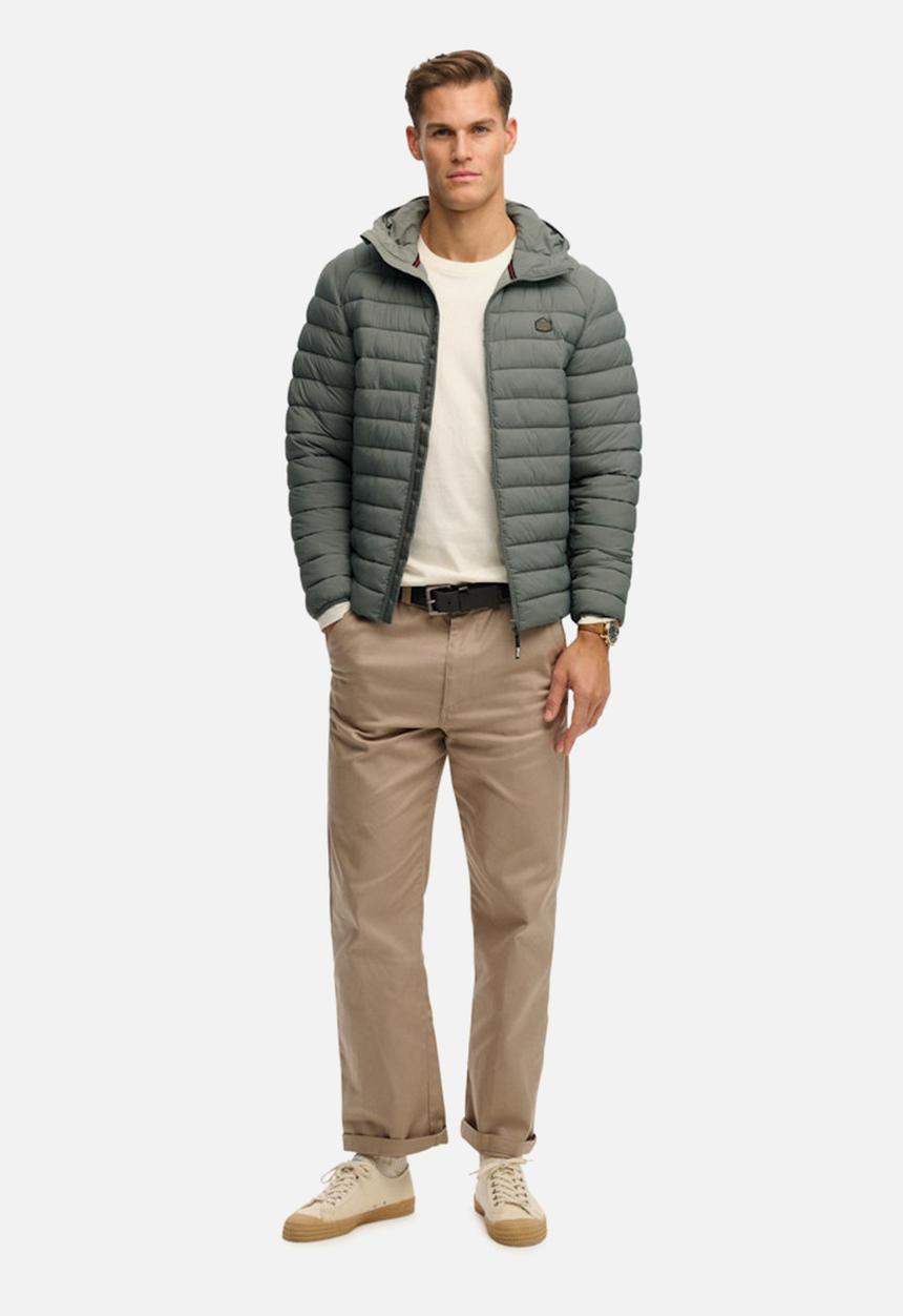 Superdry. - HOODED FUJI LITE JACKET  - Biker Grey