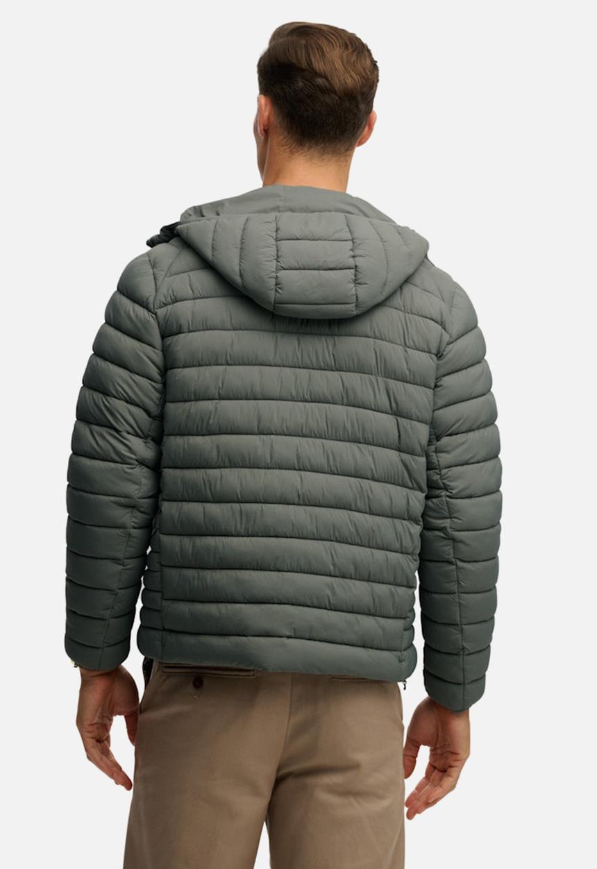 Superdry. - HOODED FUJI LITE JACKET  - Biker Grey