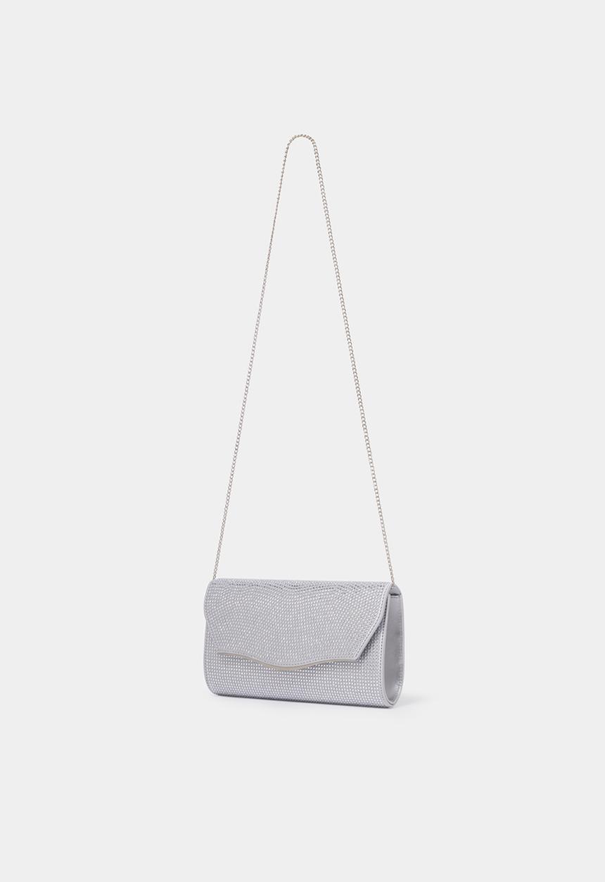 Forever New - Hillary Heatfix Clutch In Silver