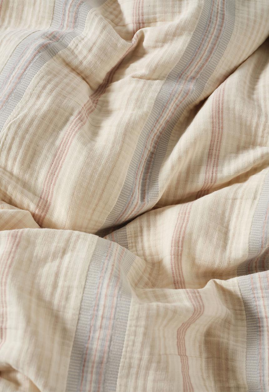 Linen House - Coolum Duvet Cover Set - Silver