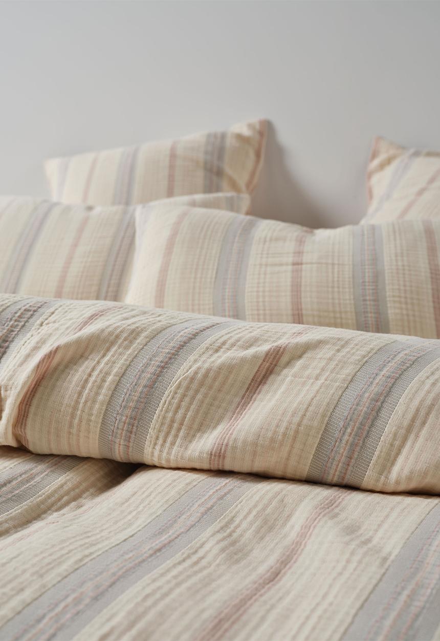 Linen House - Coolum Duvet Cover Set - Silver