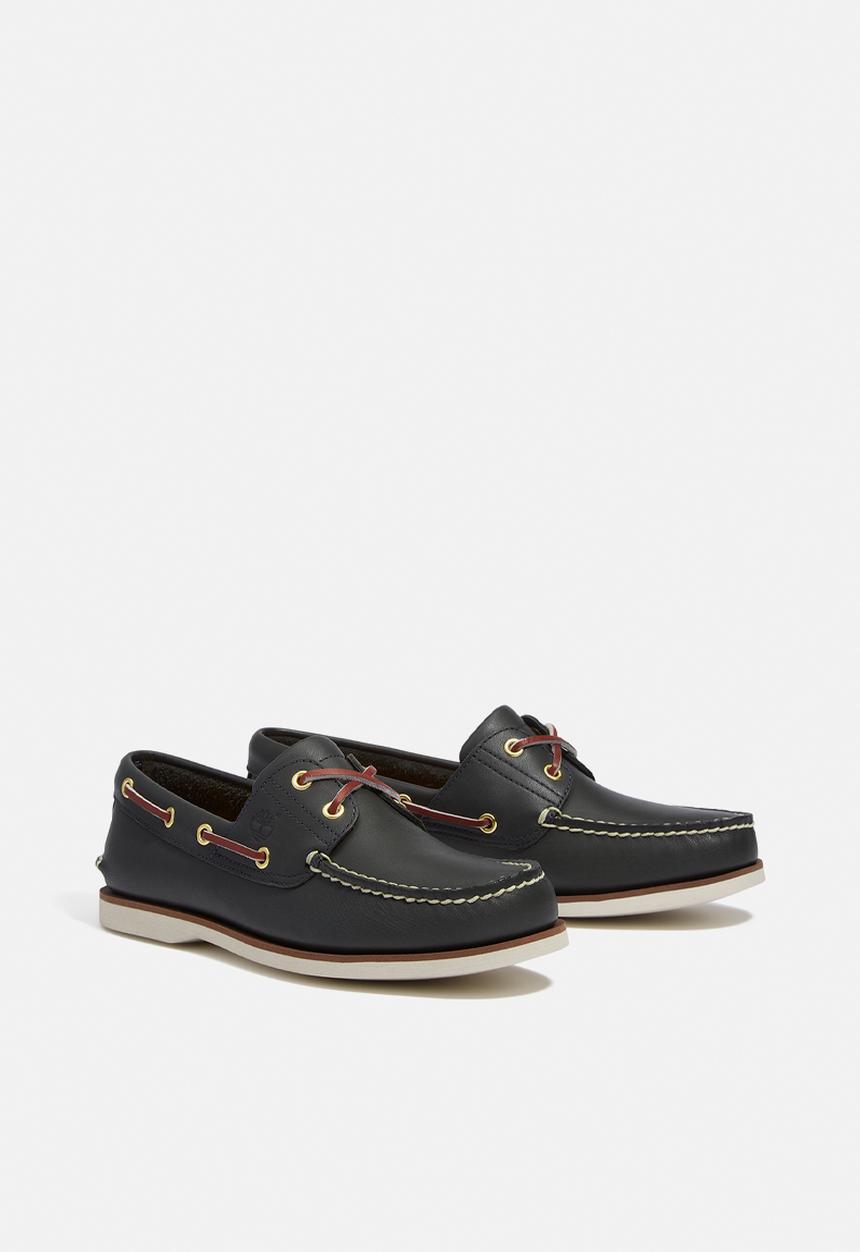 Timberland - Classic Boat Shoe - Blue leather