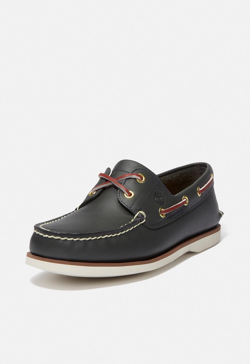 Timberland - Classic Boat Shoe - Blue leather