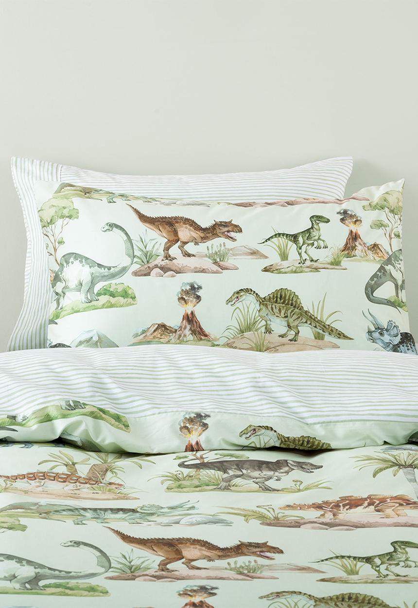 Linen House - Dino Kingdom Duvet Cover Set - Green