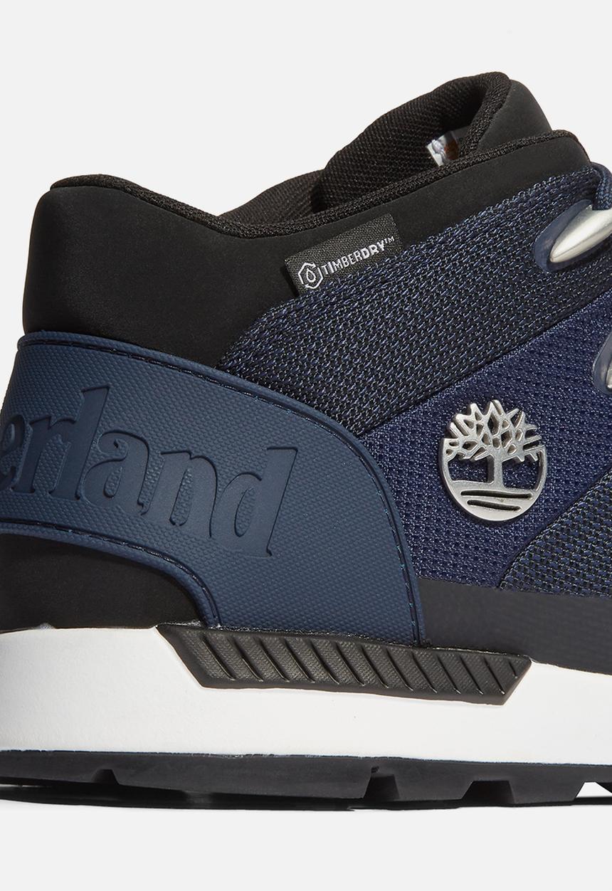 Timberland - Sprint Trekker Mid Lace Up Waterproof Sneaker - Navy