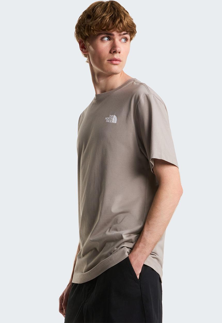 The North Face - M Evolution Box Nse Regular Short Sleeve Tee - Stone Slab