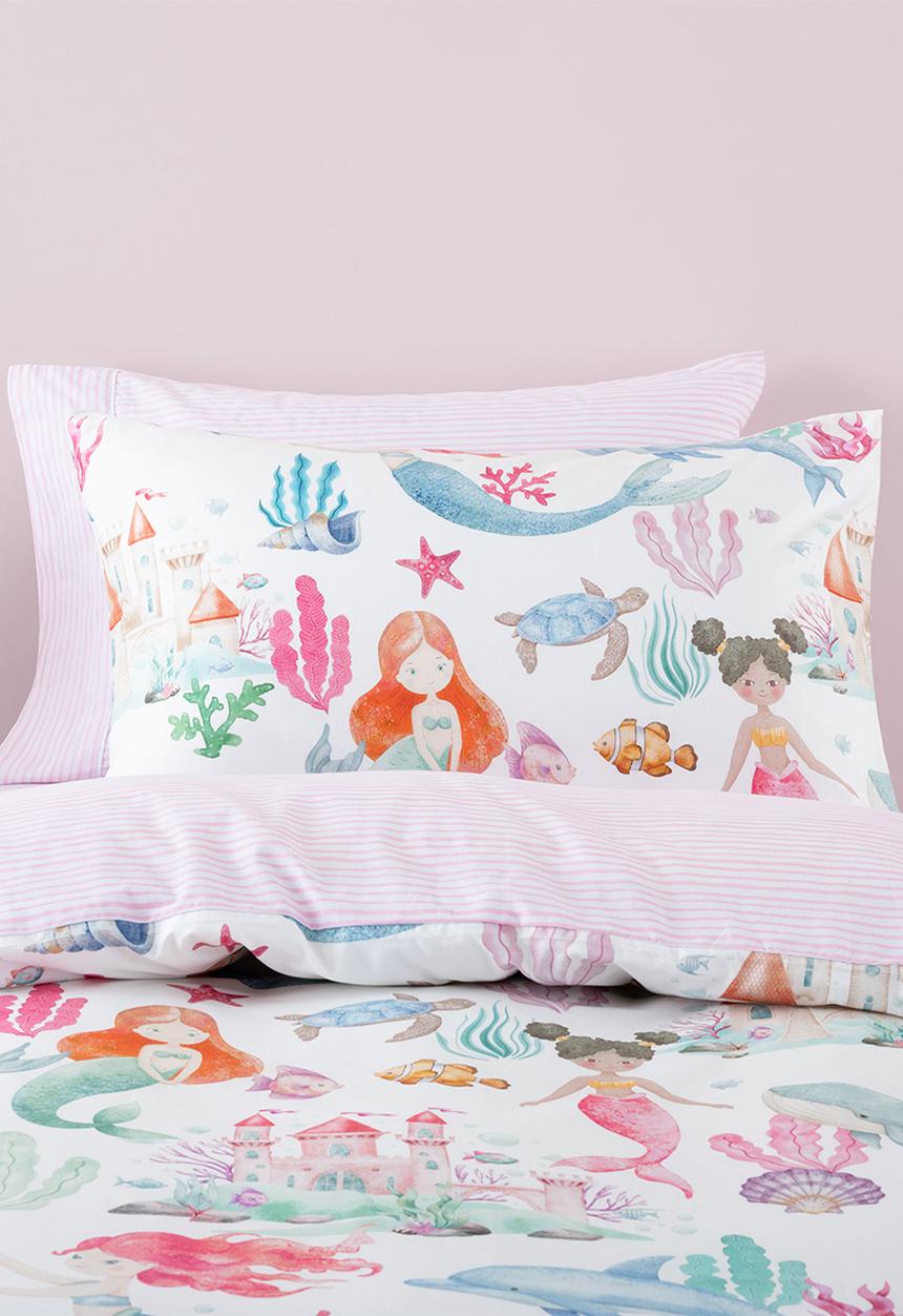 Linen House - Mermaid Splash Duvet Cover Set - Multi