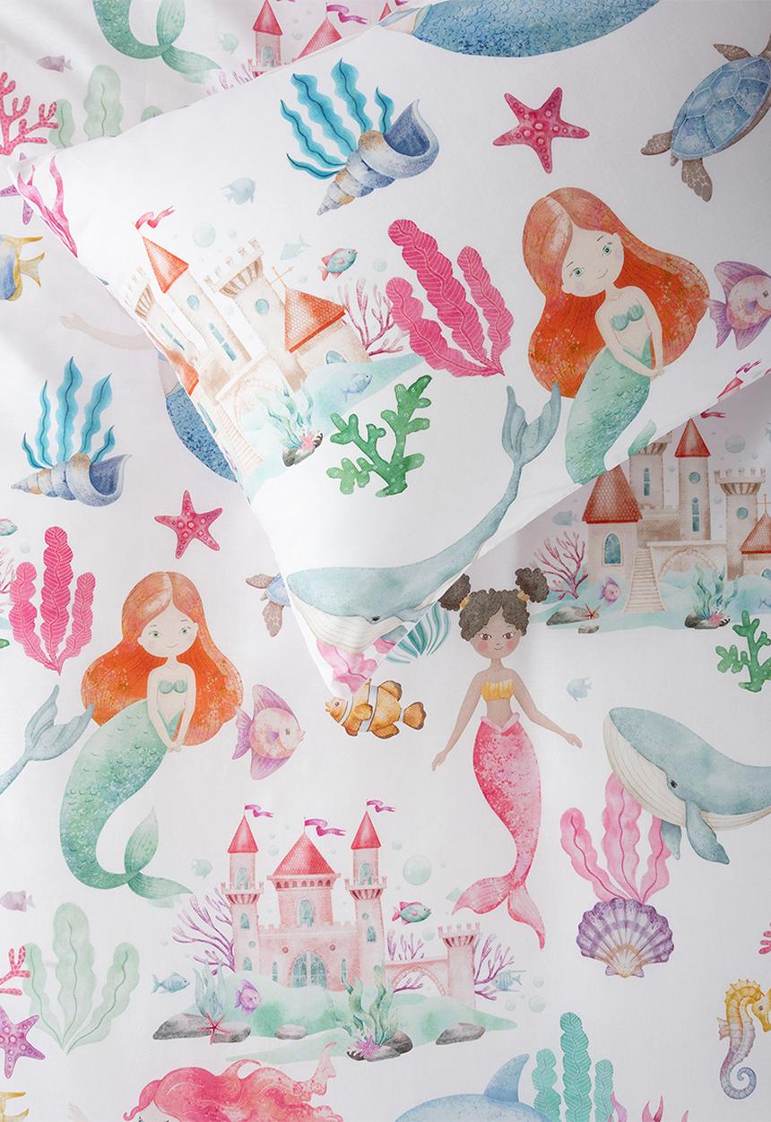 Linen House - Mermaid Splash Duvet Cover Set - Multi