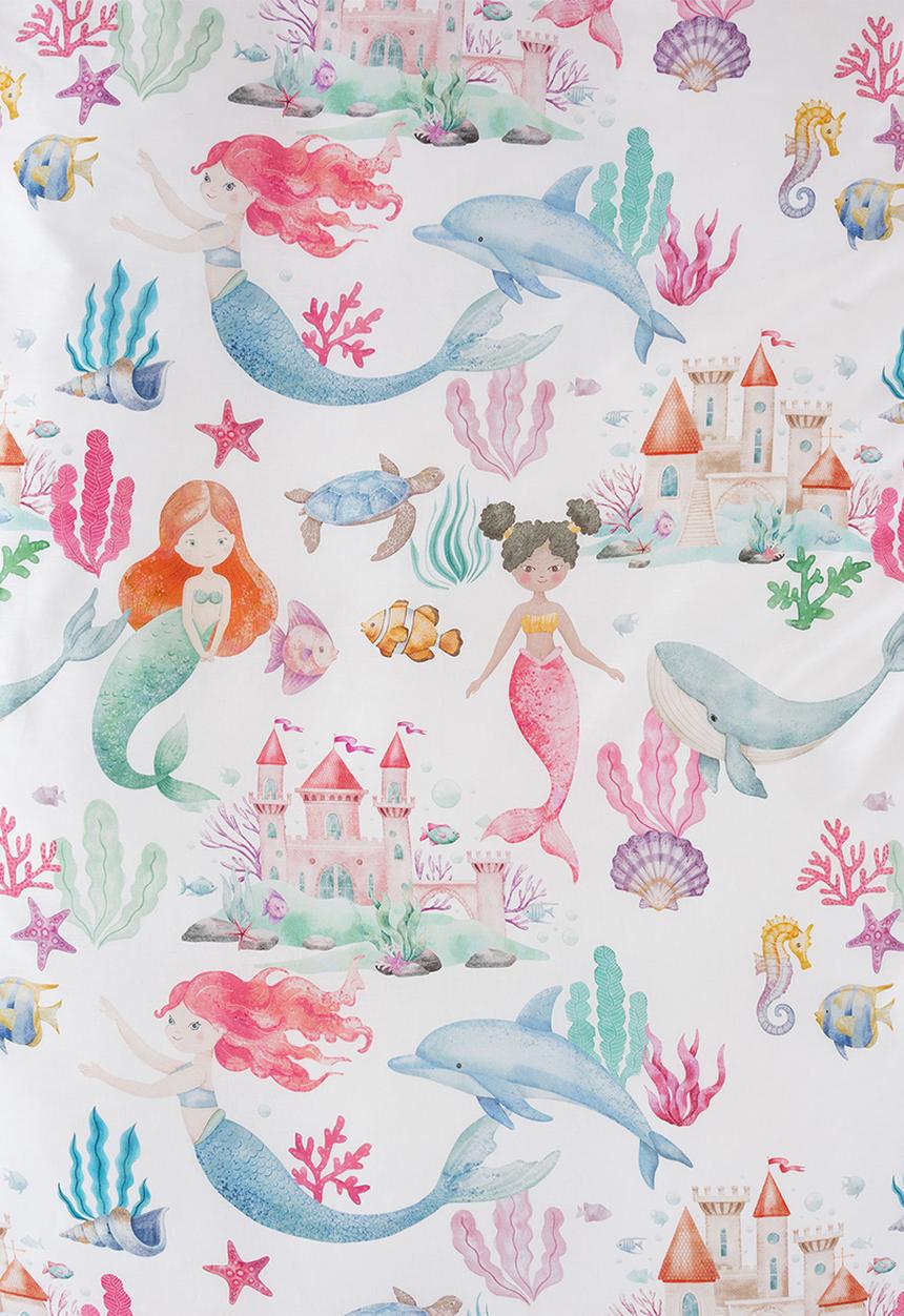 Linen House - Mermaid Splash Duvet Cover Set - Multi