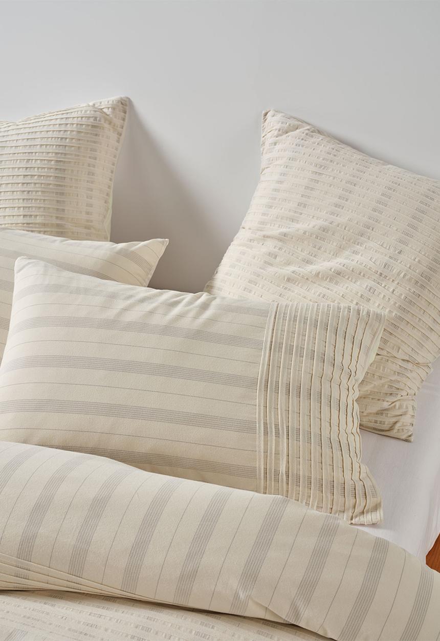 Linen House - Pambula Duvet Cover Set - Vanilla