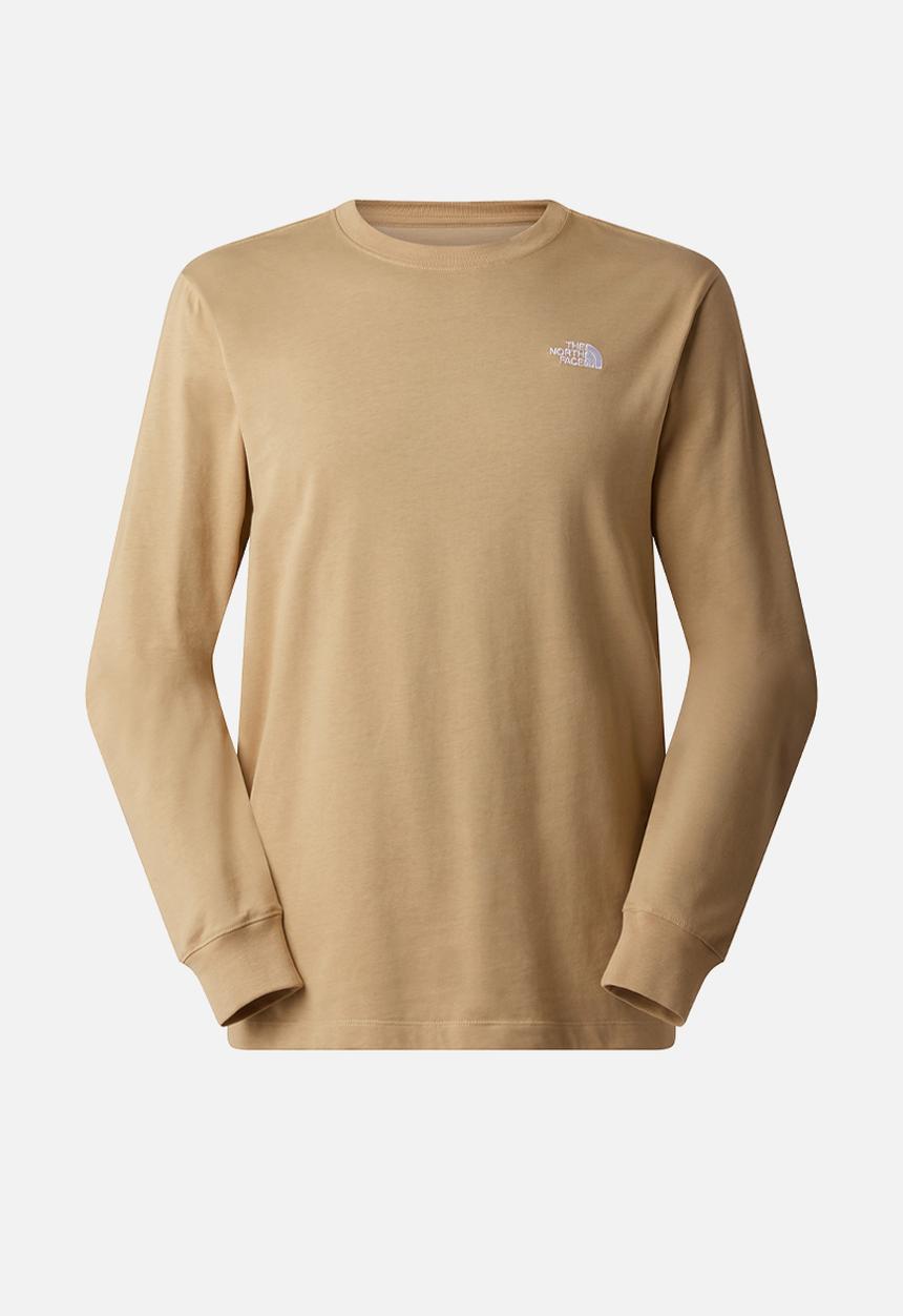 The North Face - M Evolution Simple Dome Regular Long Sleeve Tee - Khaki Stone