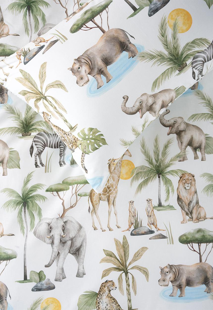 Linen House - Sunny Safari Duvet Cover Set - Multi 
