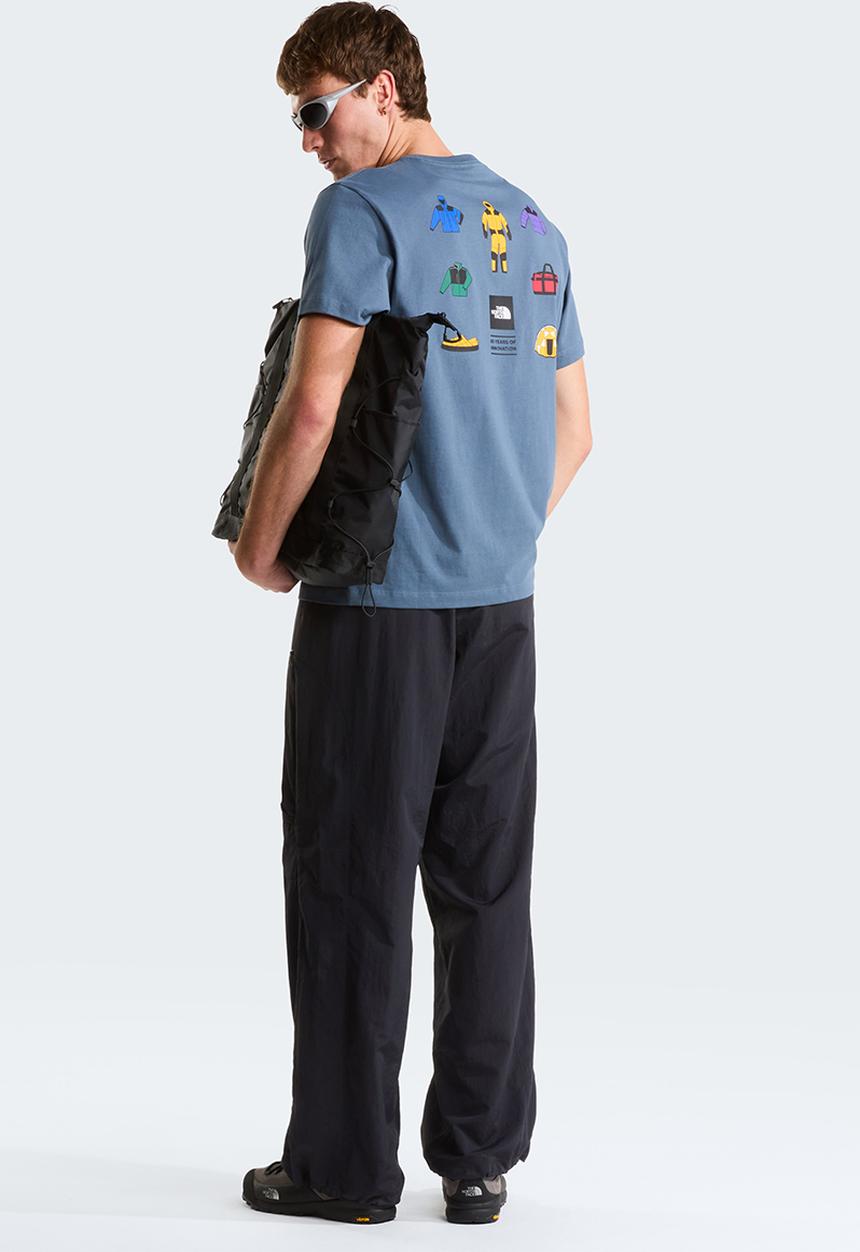 The North Face -  Icon Celebration Regular Short Sleeve Tee-Graphic - Granite Grey