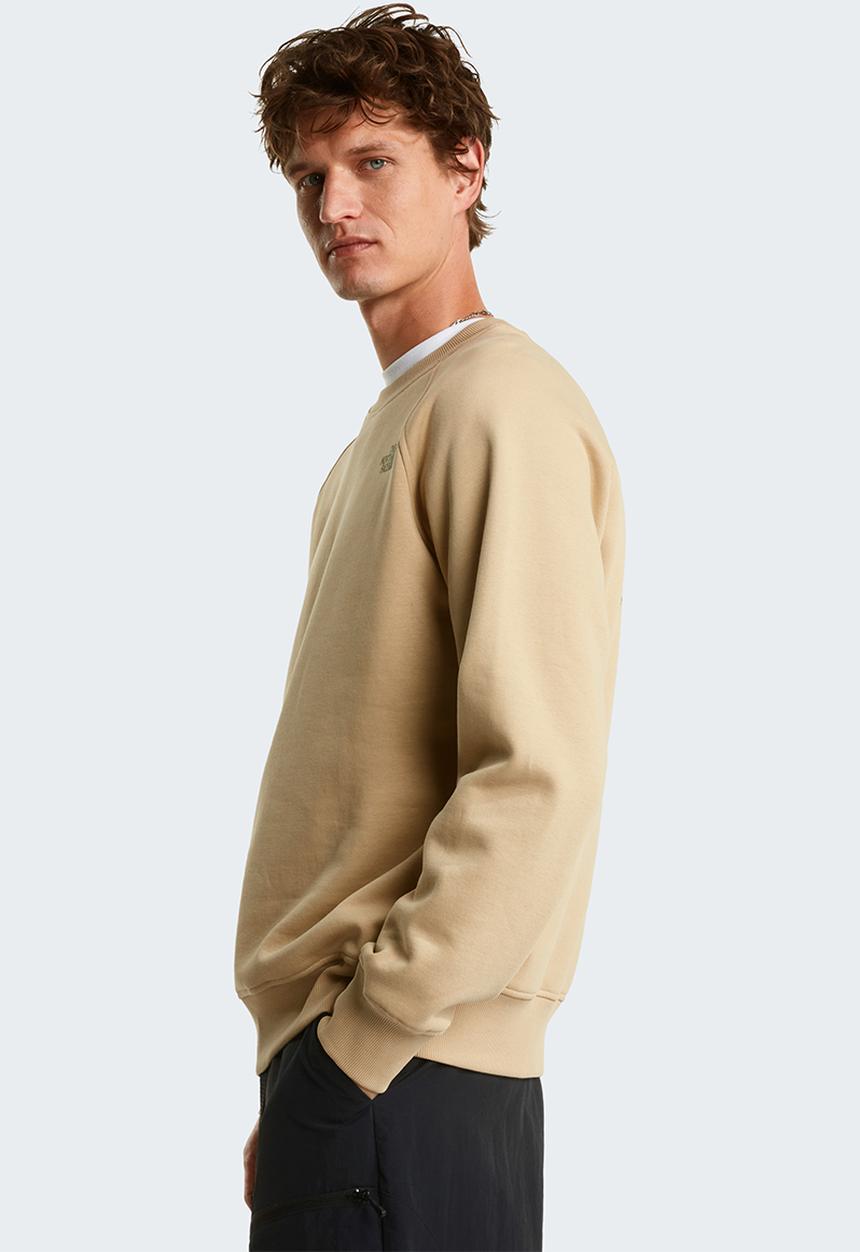 The North Face - Raglan Box Nse Regular Crew Sweatshirt  - Khaki Stone