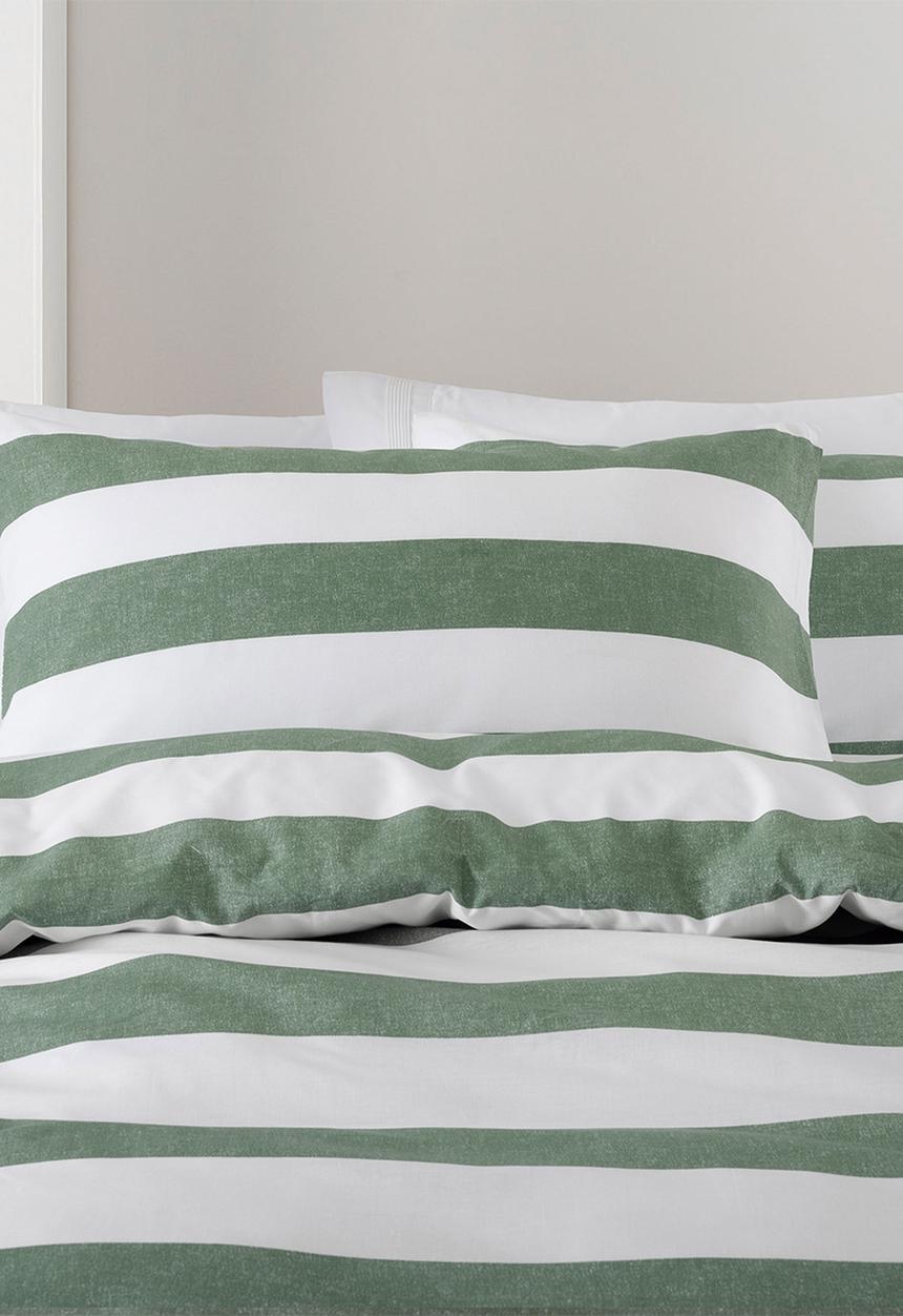Linen House - Sydney Duvet Cover Set - Moss