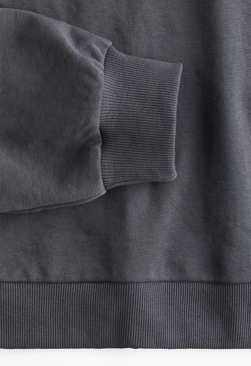 H&M - Off-the-shoulder sweatshirt - dark grey