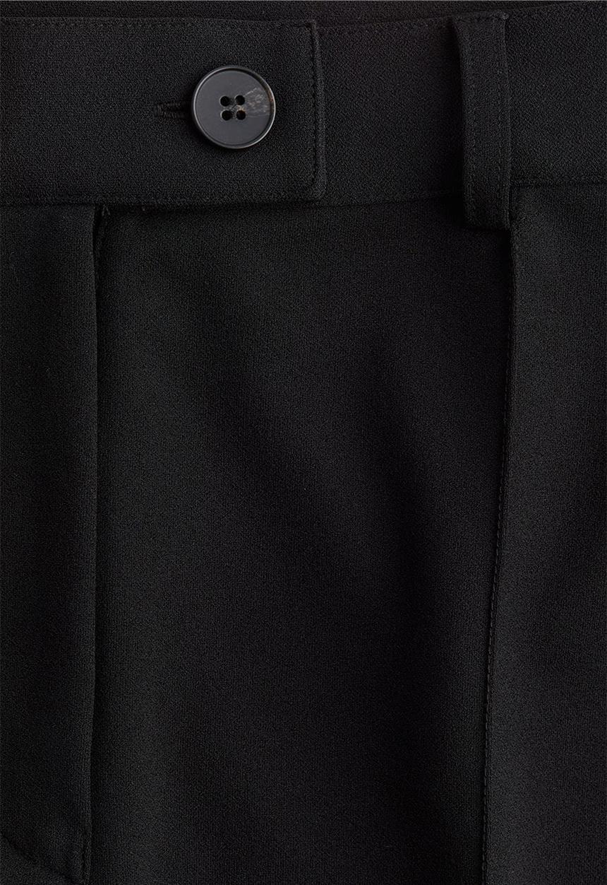 H&M - Crease-leg trousers - black