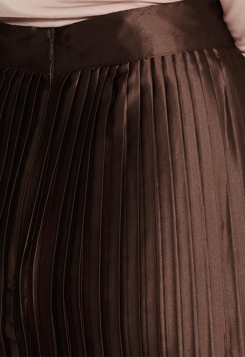 Glamorous - Pleated satin skirt